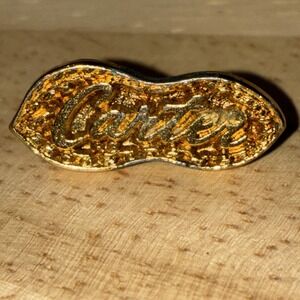 JIMMY CARTER Gold Peanut President HAT‎ PIN Political Pinback